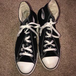 black high top converse